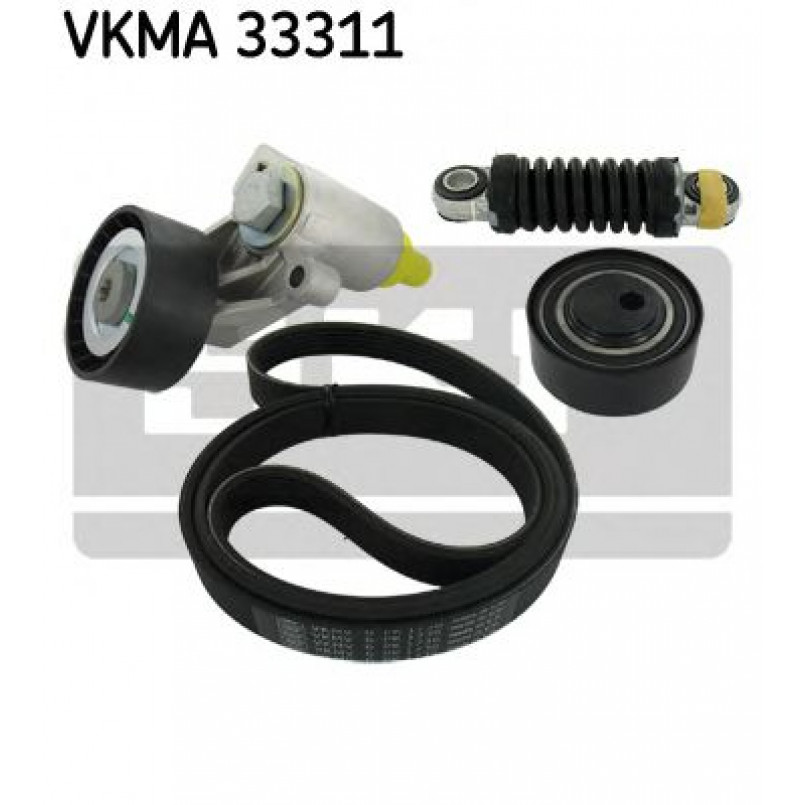 VKMA 33311 SKF Комплект доріжкового ремня (ролик, ремінь)